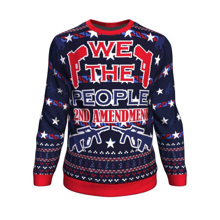 2nd Amendment We The People Ugly Christmas Sweater