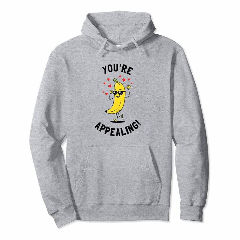 You’re Appealing – Banana Pun Funny Valentines Day Pullover Hoodie