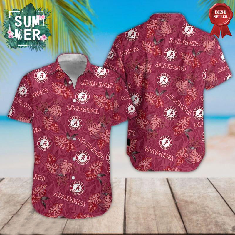 Alabama Crimson Tide Aloha Shirt, Hawaiian Shirt