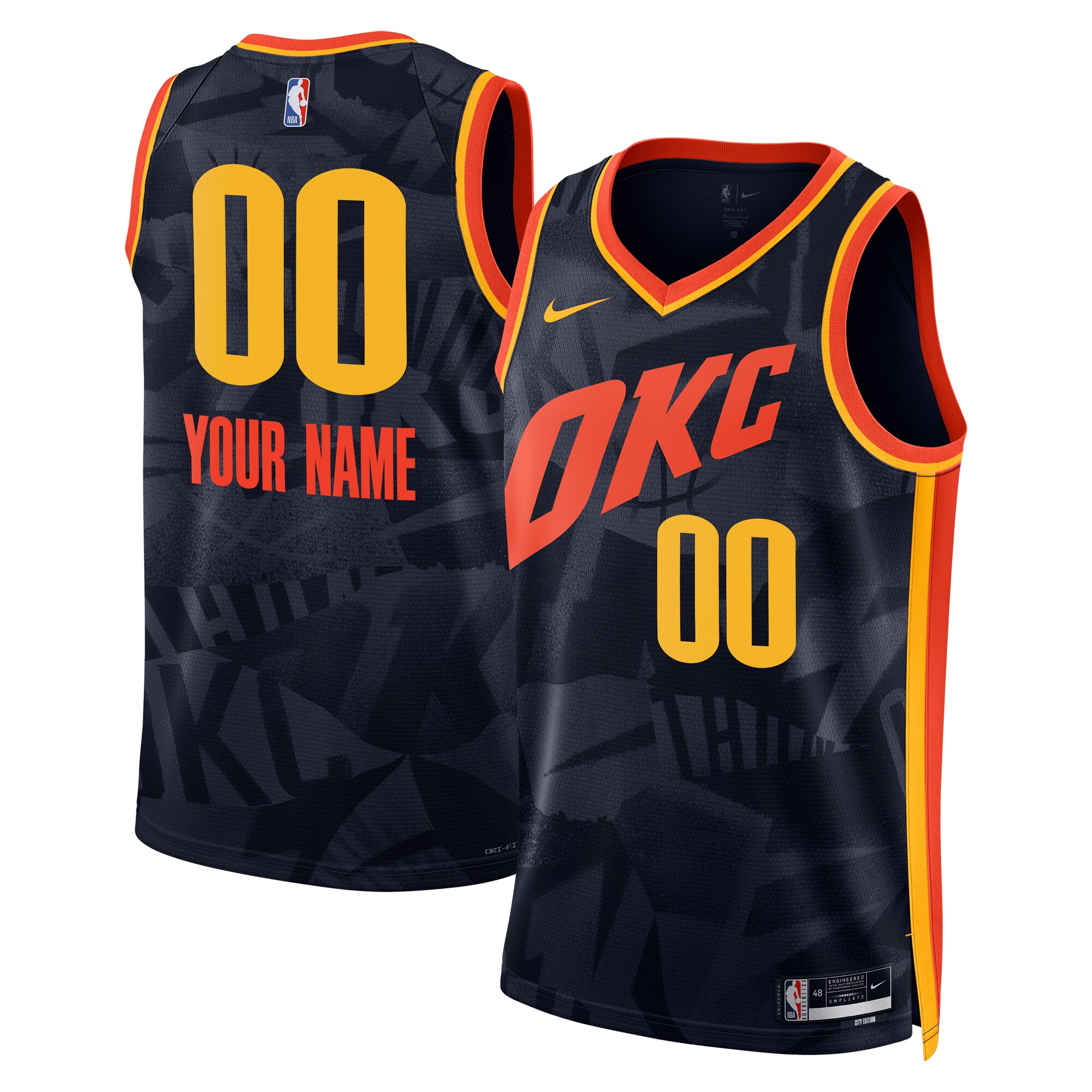 Oklahoma City Thunder City Edition Swingman Jersey 23 – Custom – Unisex