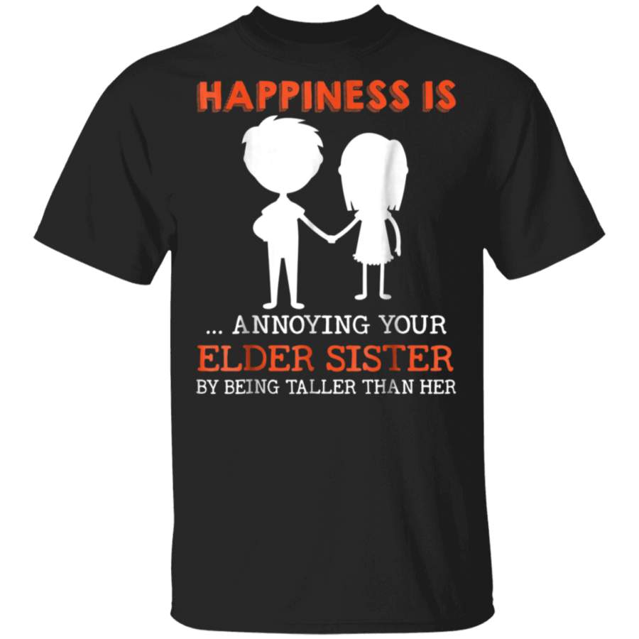 Funny Sibling Gift for Little Brother Shirt Lil Sister Shirt