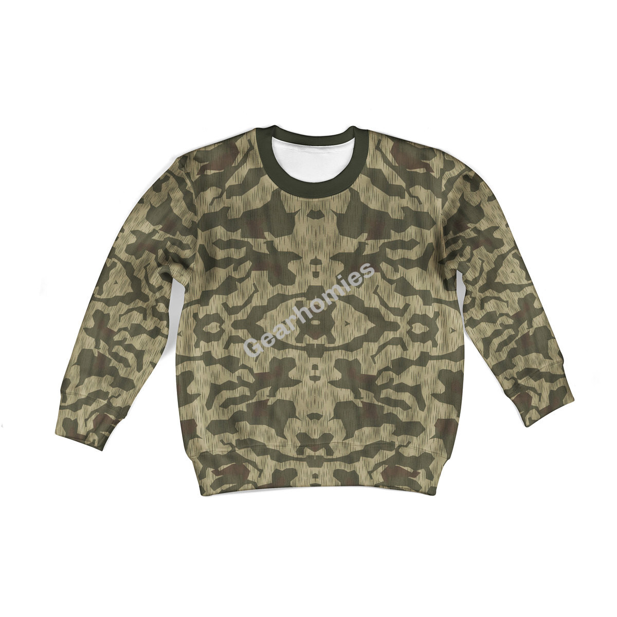 Splinter B Luftwaffen-Splittertarnmuster German Worldwar Ii Camouglage Patterns Kid Sweatshirt