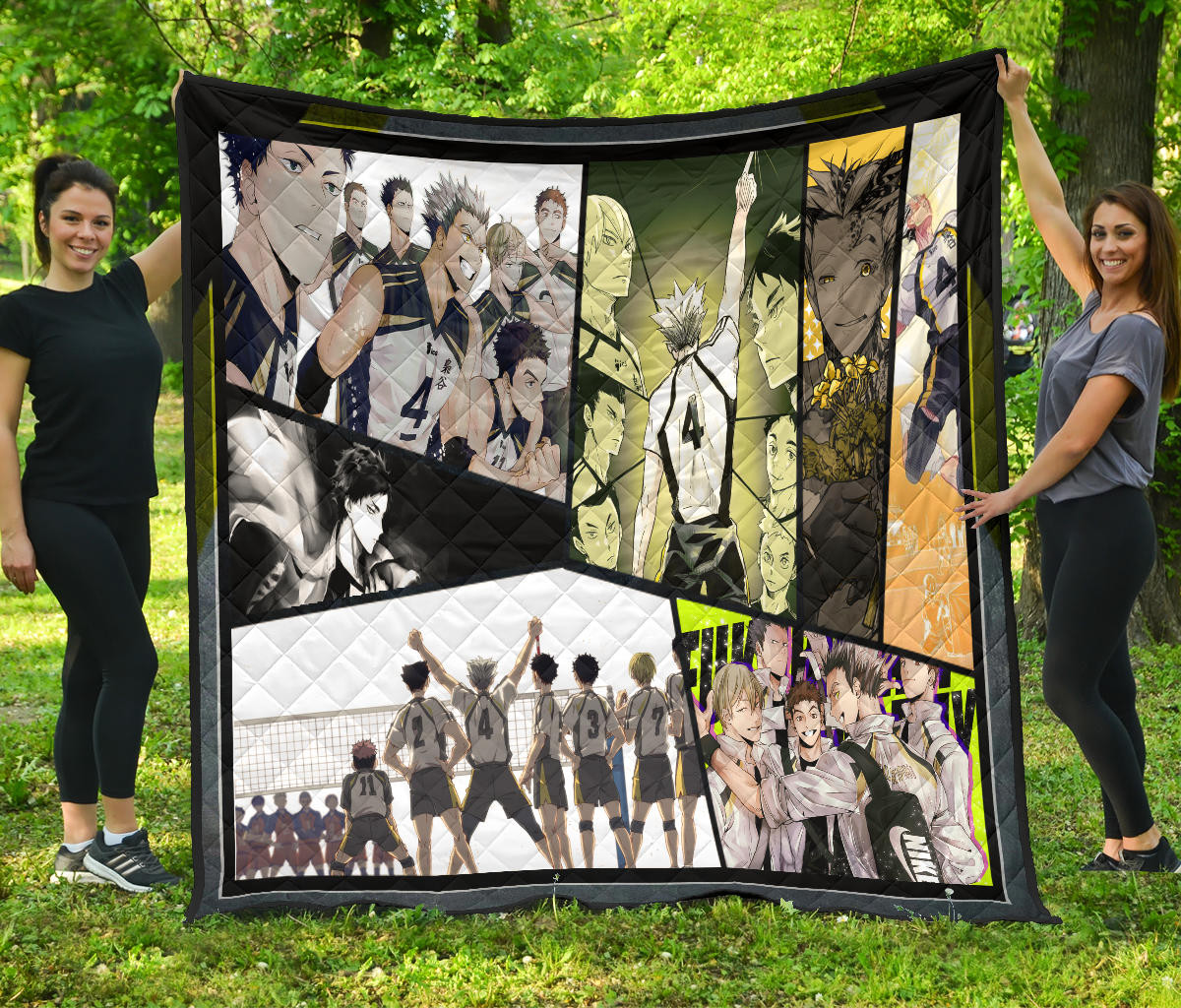 Kotaro Bokuto Haikyuu Premium Quilt Blanket Anime Home Decor Custom For Fans Na041403