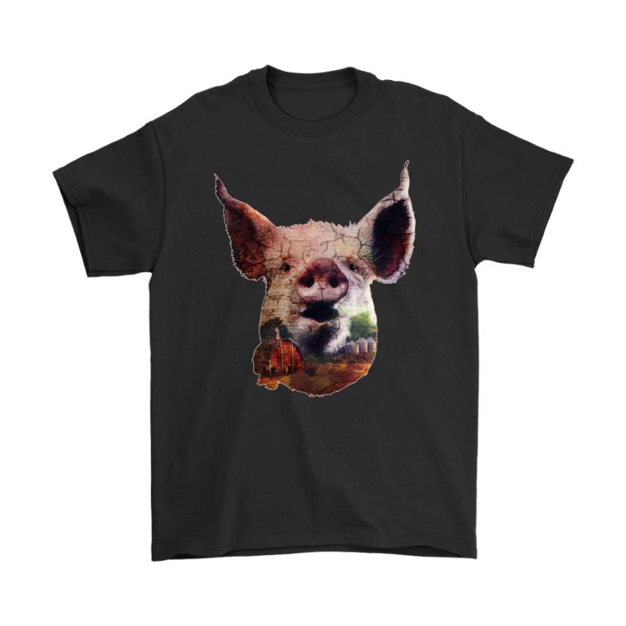 Pig T-Shirt – Animal Face T-Shirt