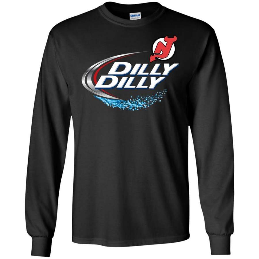 AGR Dilly Dilly New Jersey Devils Sport Long Sleeve T-shirt