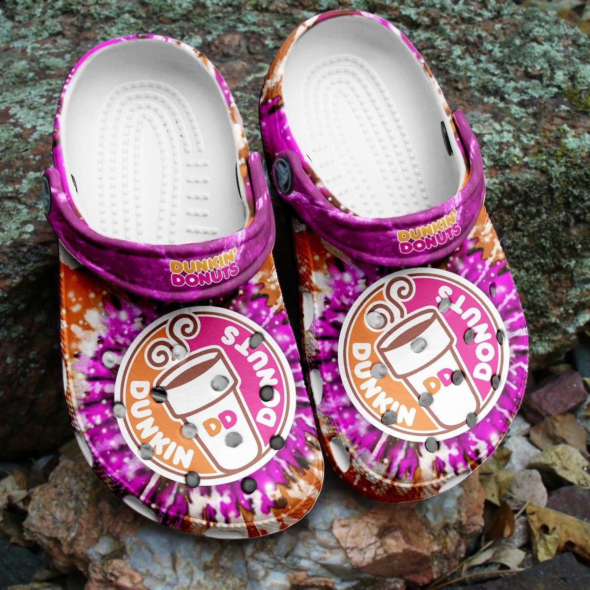 Dunkin Donuts Coffee Drink Ii Comfortable For Man And Women Classic Water Rubber Clogs Clogband Clogs Comfy Footwear