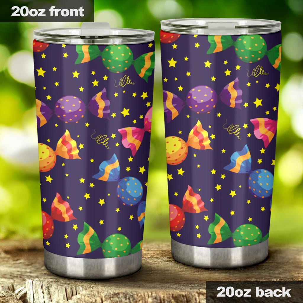 Candy Star Pattern Tumbler