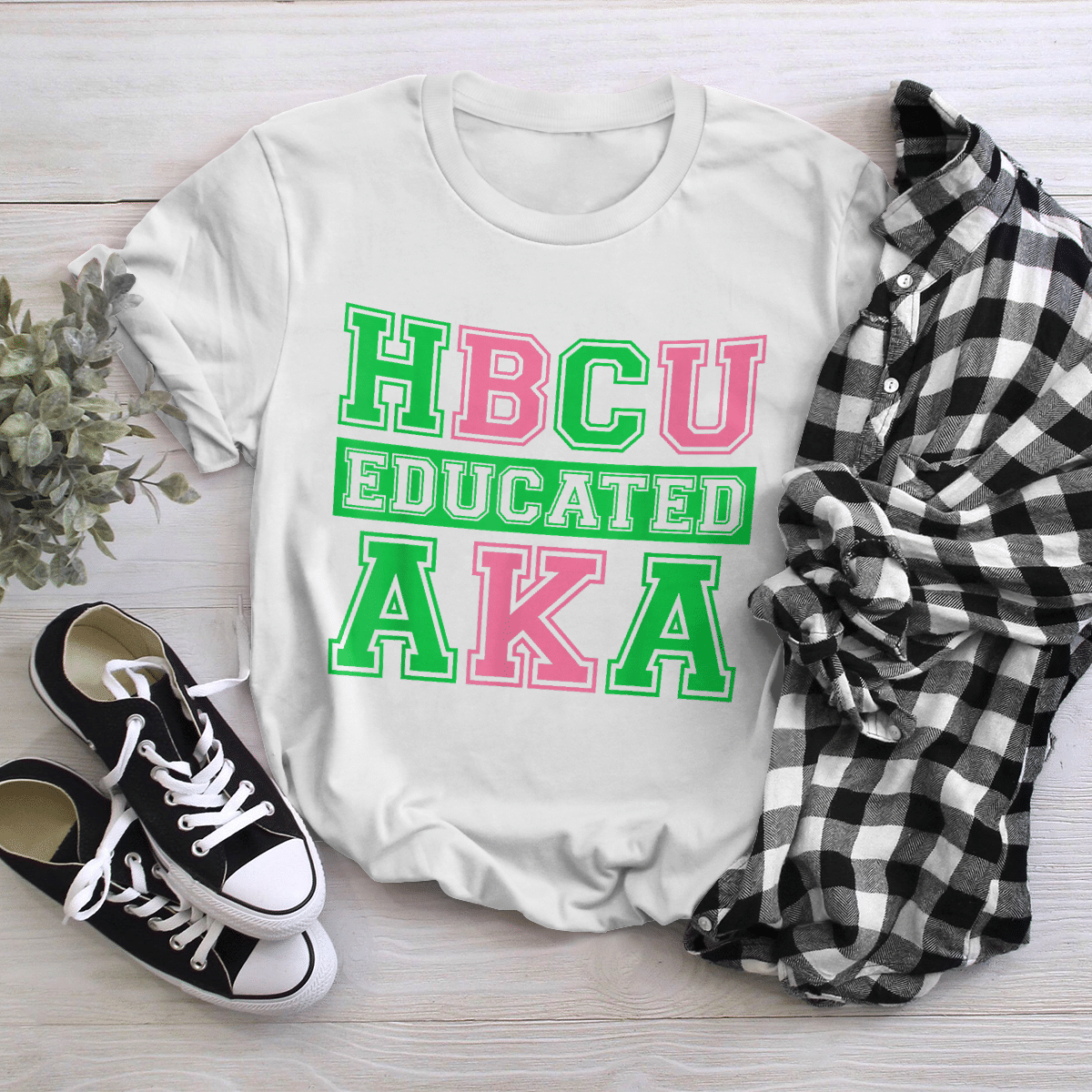 Hbcu Educated Shirt Alpha Kappa Alpha 1908 Shirt Educated Black Shirt Aka 1908 Shirt Pink And Green Shirt