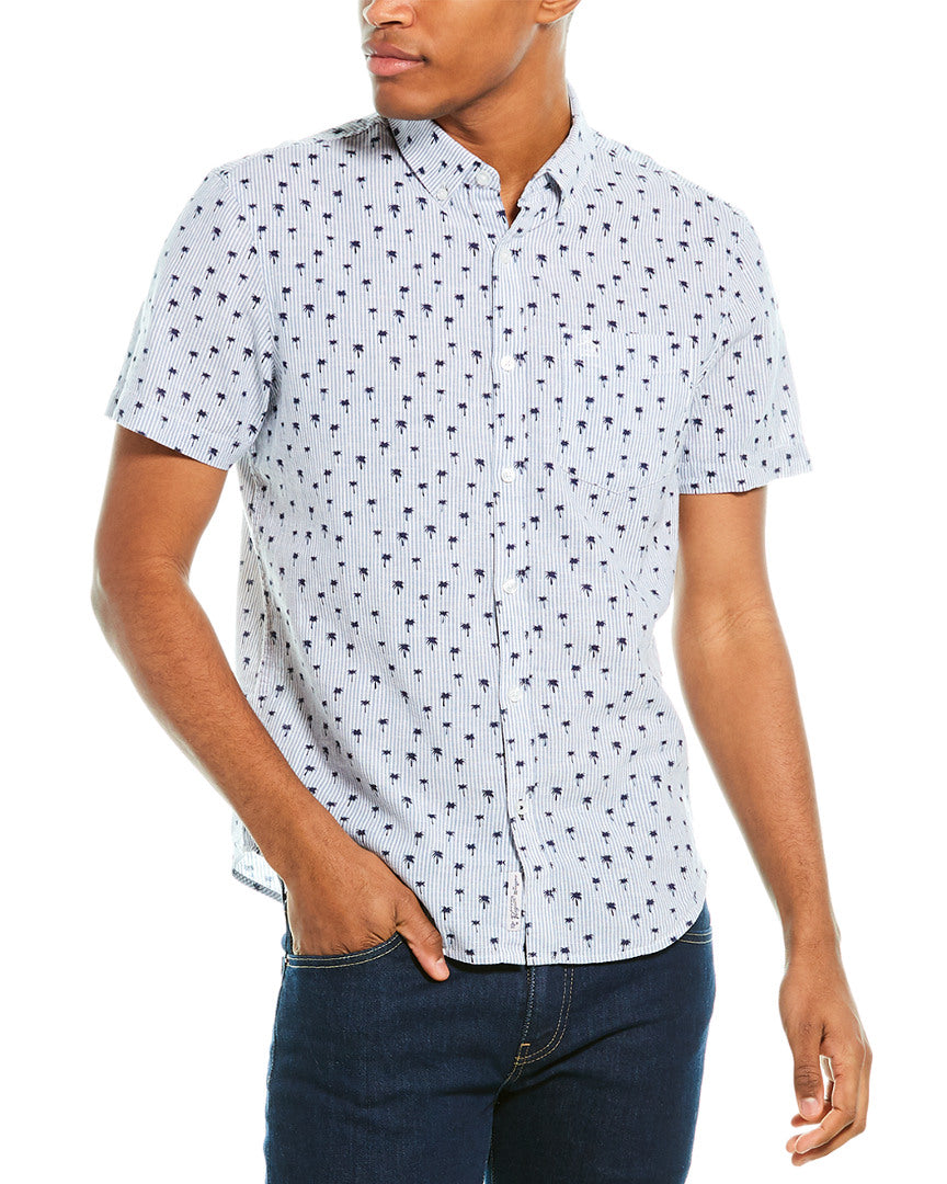 Original Penguin Linen-Blend Woven Shirt