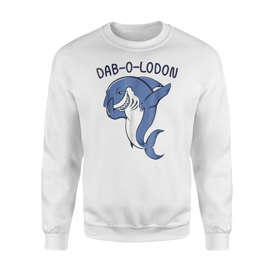 Dabbing Megalodon Shark Meg Dab-O-Lodon Sweatshirt