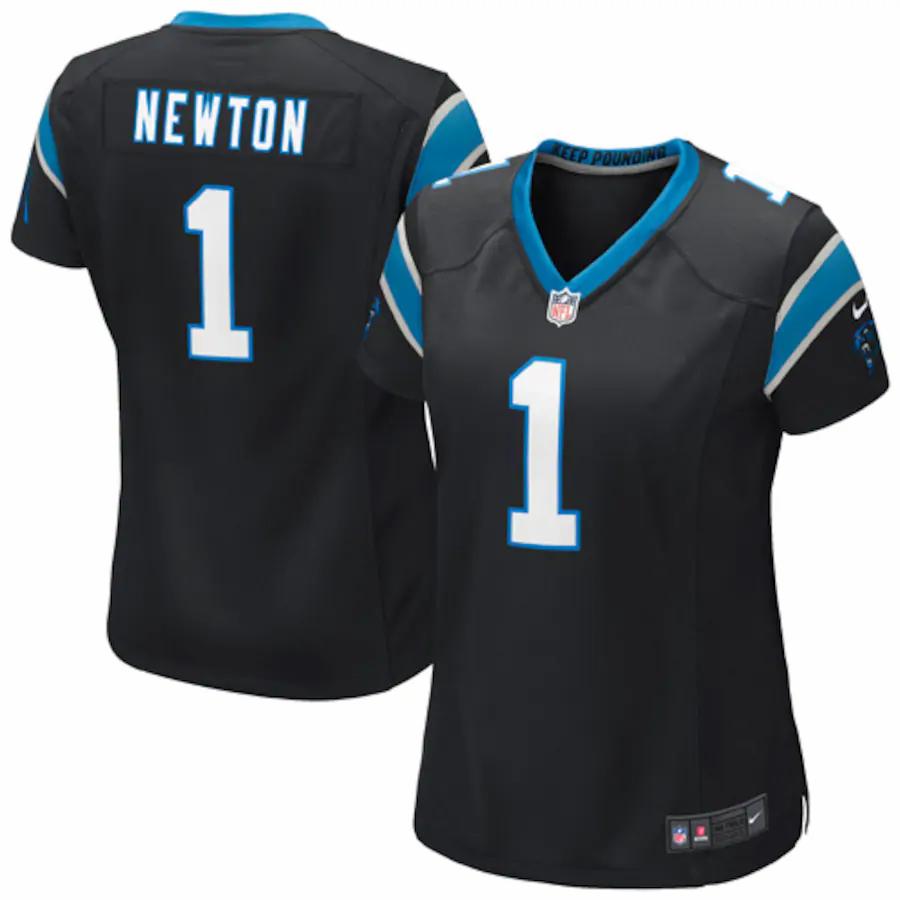 Cam Newton Carolina Panthers Nike Womens Game Jersey – Black