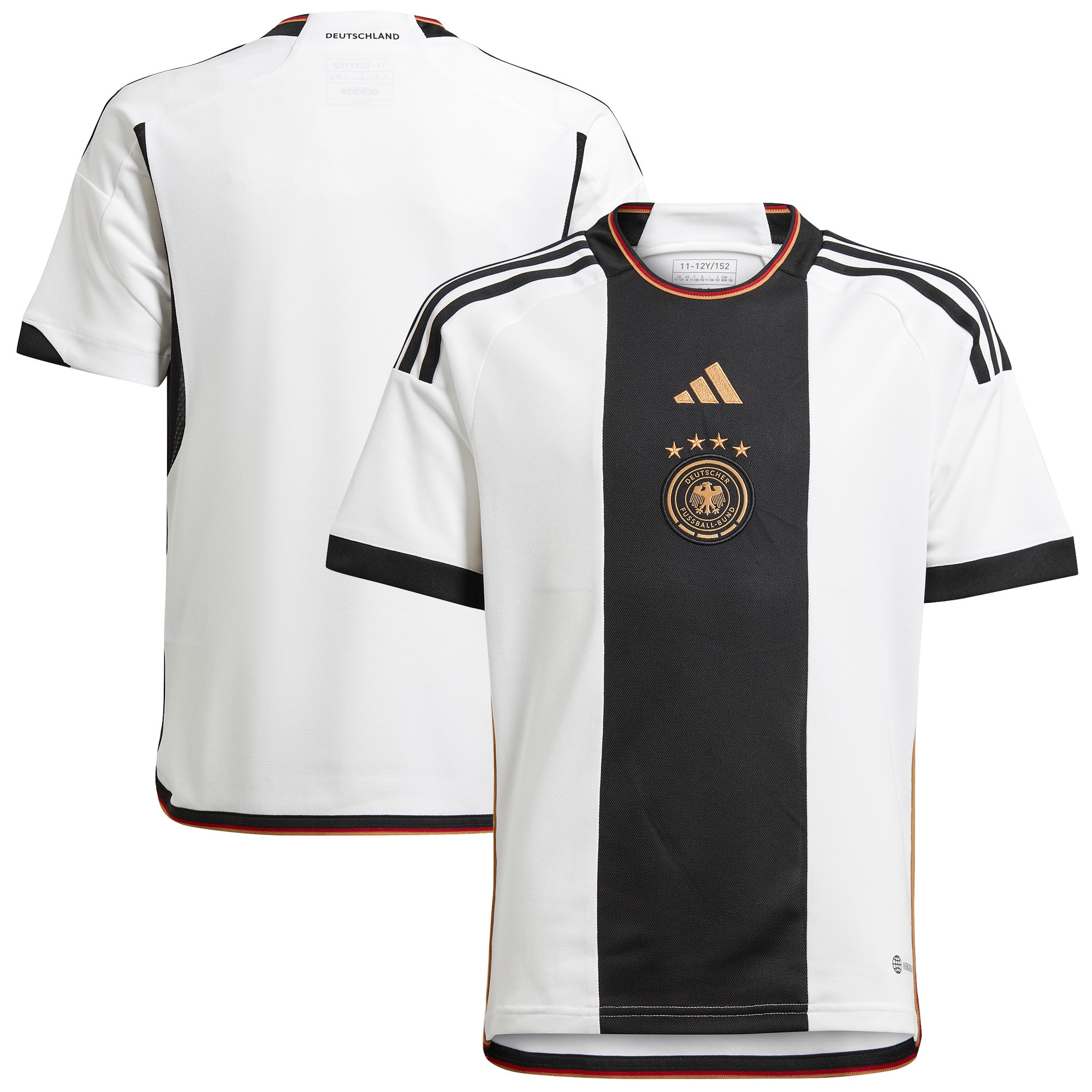 Germany National Team Youth 2022/23 Home Replica Jersey – White