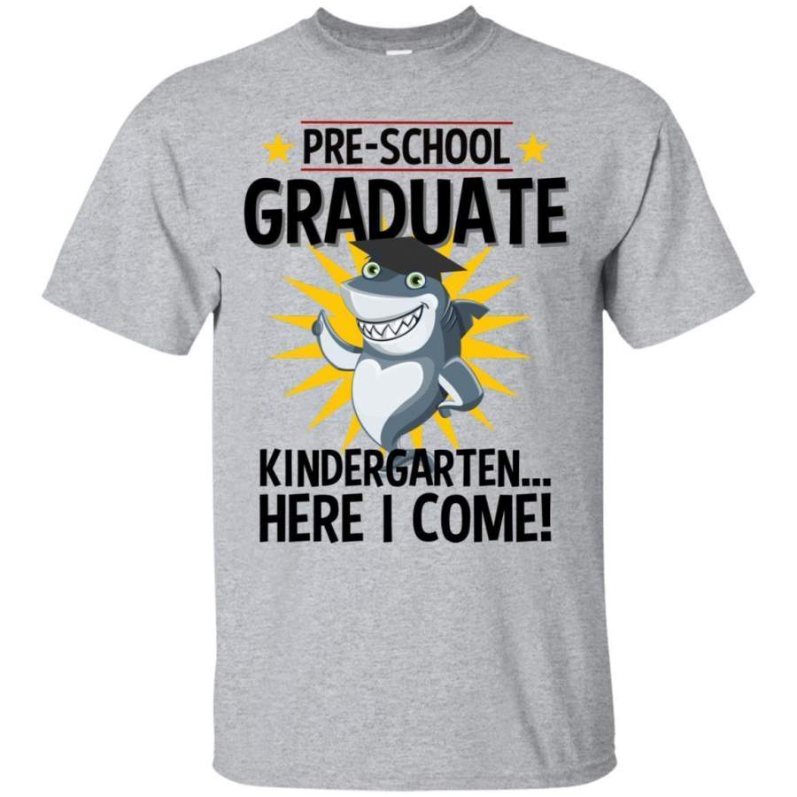 AGR Kids Kids Pre K Graduation Shirts 2018 Funny Shark Grad Gift Tee Jaq T-shirt