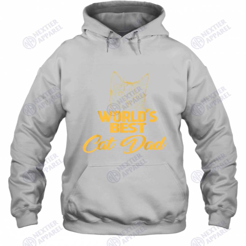 World’s Best Cat Dad Cat Lover Gift Hoodie