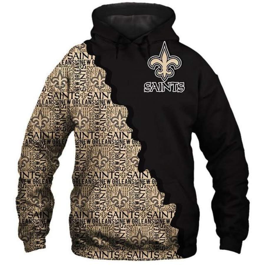 New Orleans Saints Cool 3D Hoodie