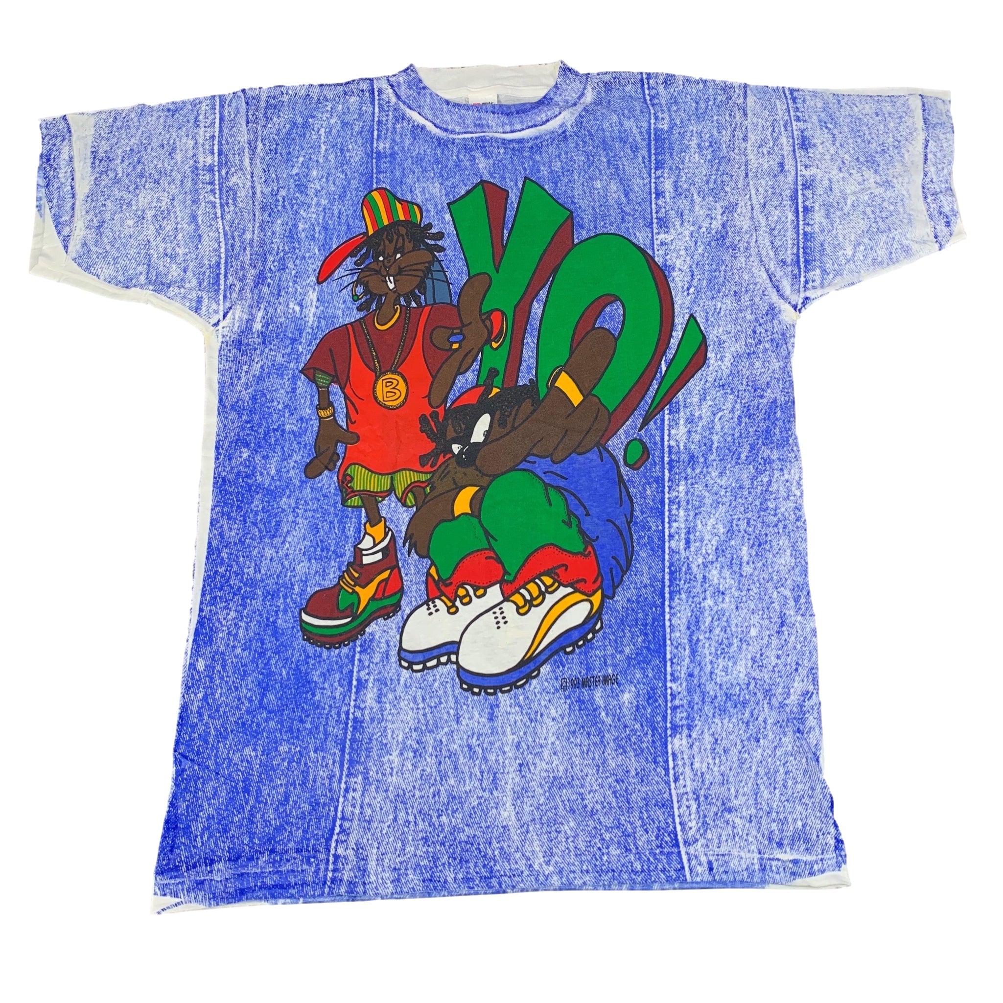 Vintage Looney Tunes “YO!” All Over Print T-Shirt