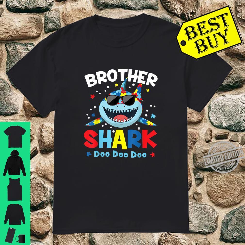 Brother Shark Shirt,Funny Autism Awareness Brother Shark Shirt