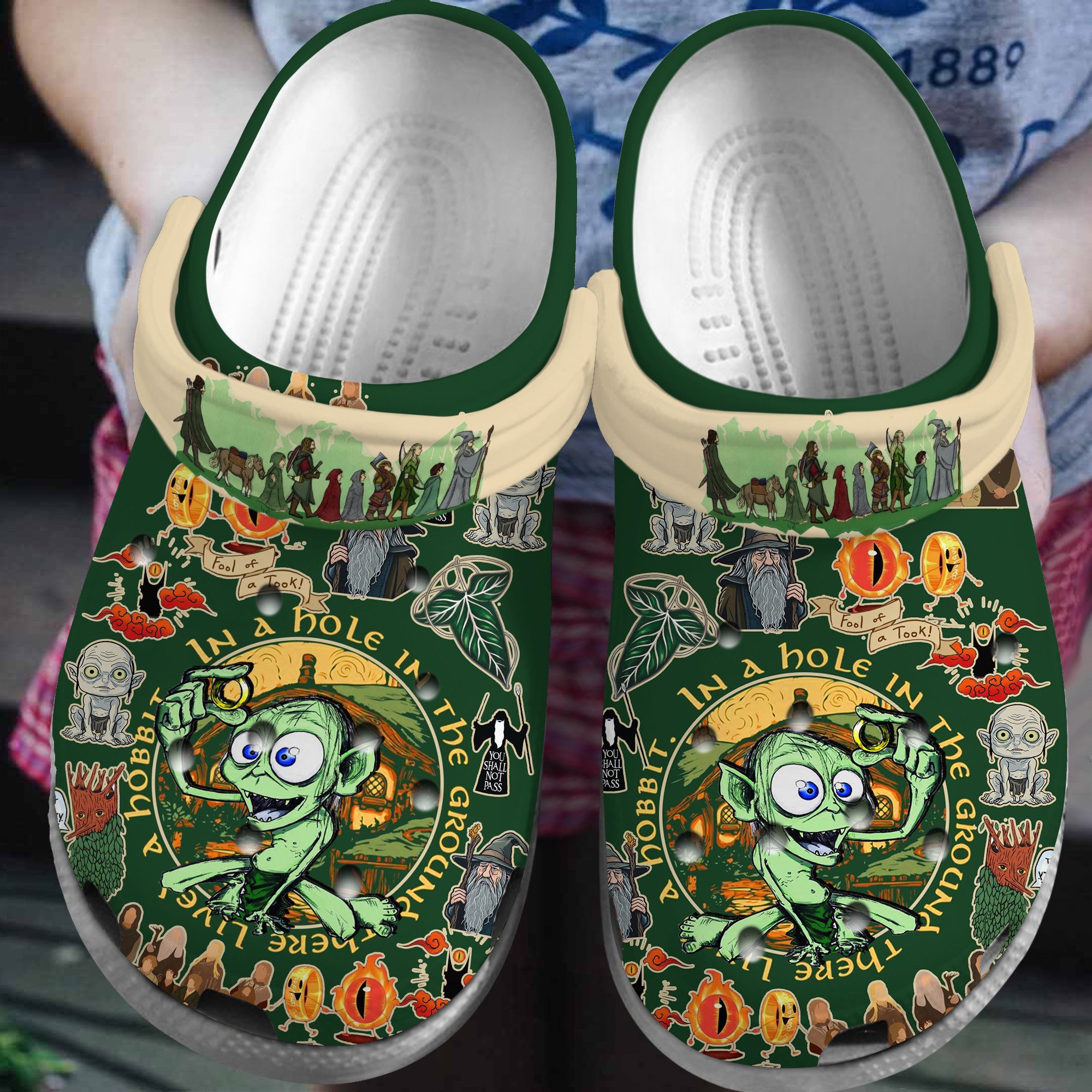 In A Hole In The Ground There Lived A Hobbit Movie Crocss Clogs For Men Women And Kid Ttp2405769914