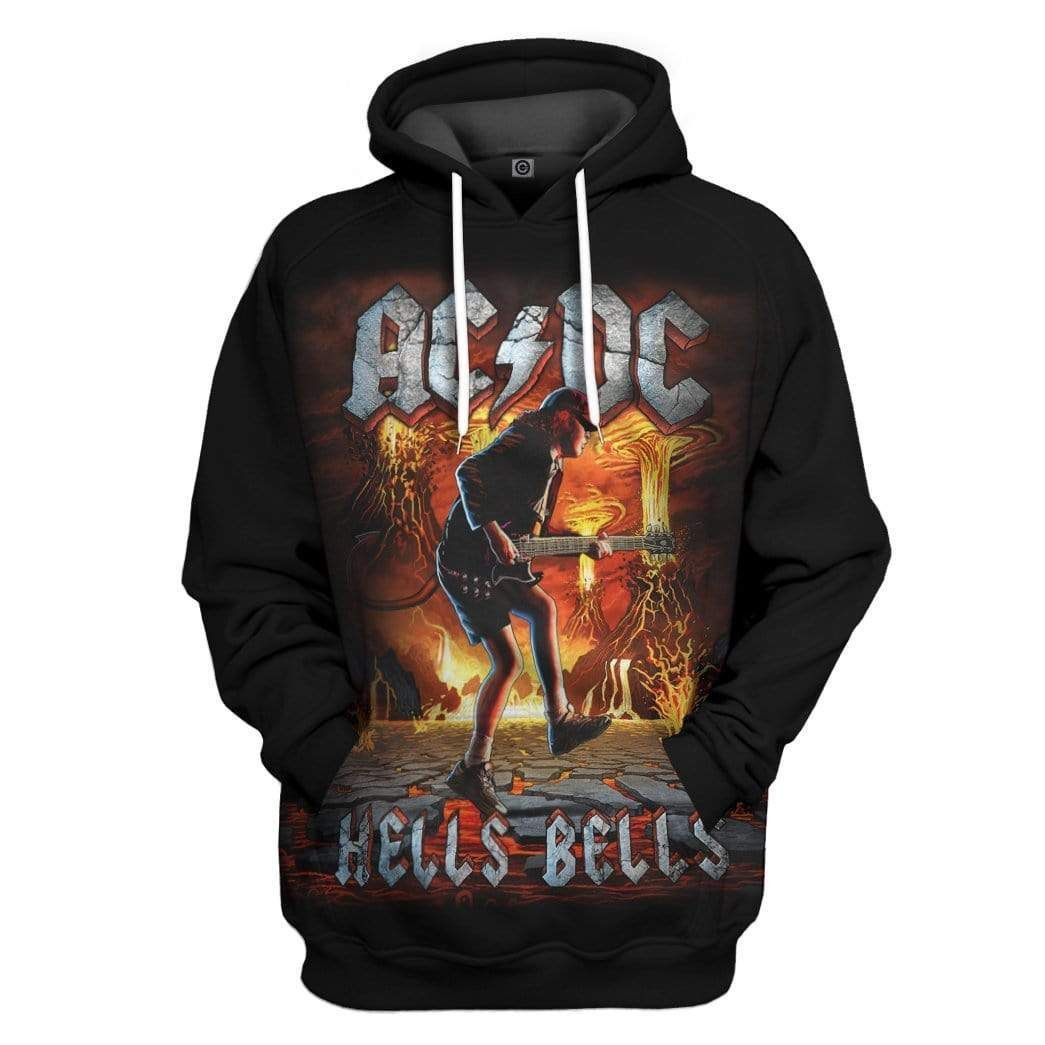 3D Acdc Hells Bells Custom Hoodie Apparel