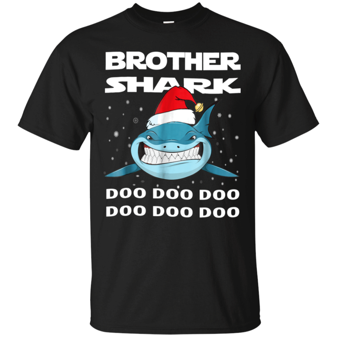 Check Out This Awesome Brother Shark Doo Doo Christmas Shirt Cotton Shirt