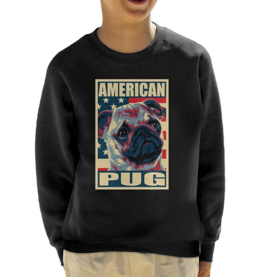 American Pug Kid’s Sweatshirt