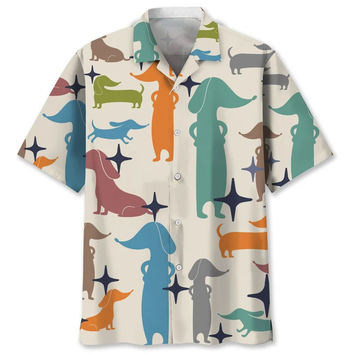 Dachshund Vintage Hawaii Hawaii Shirt For Summer Gift Dog Lovers Ha67850