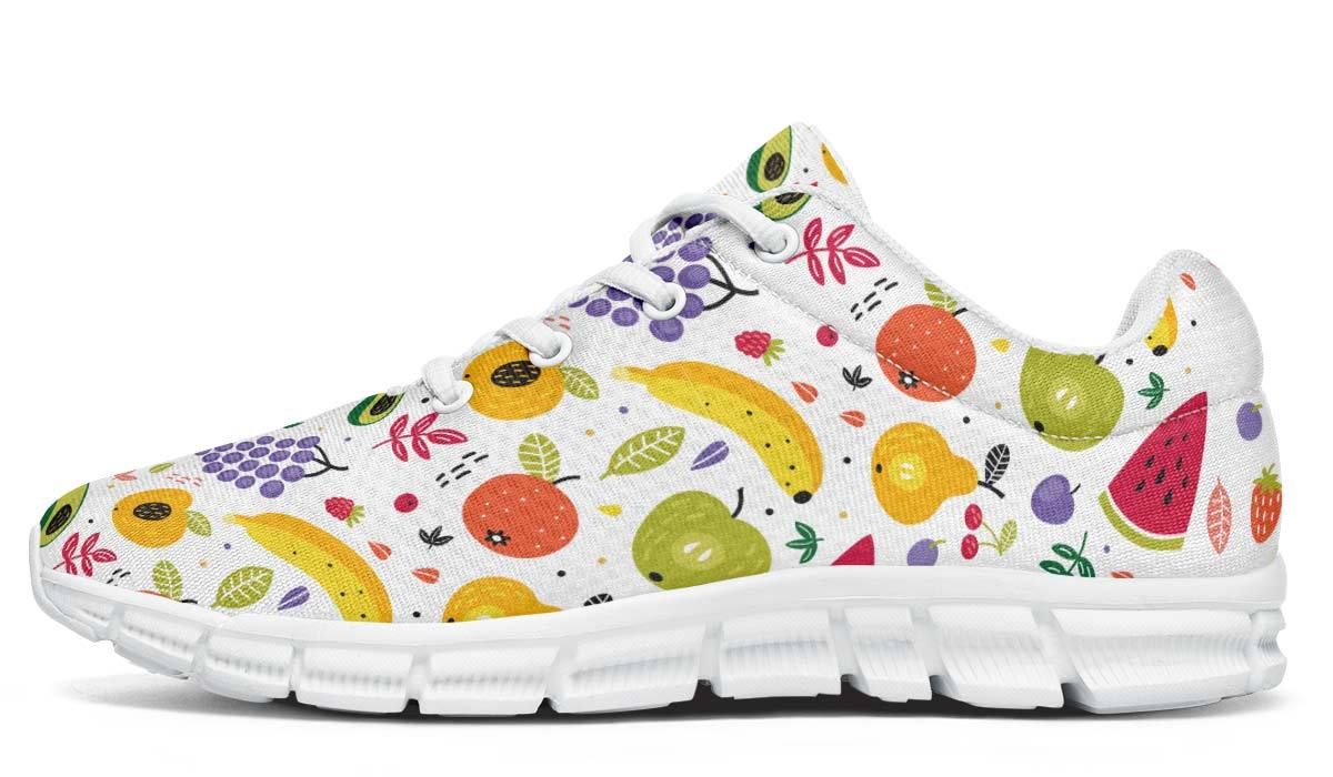 Tropical Fruits Party Breathable Sneakers Custom Shoes