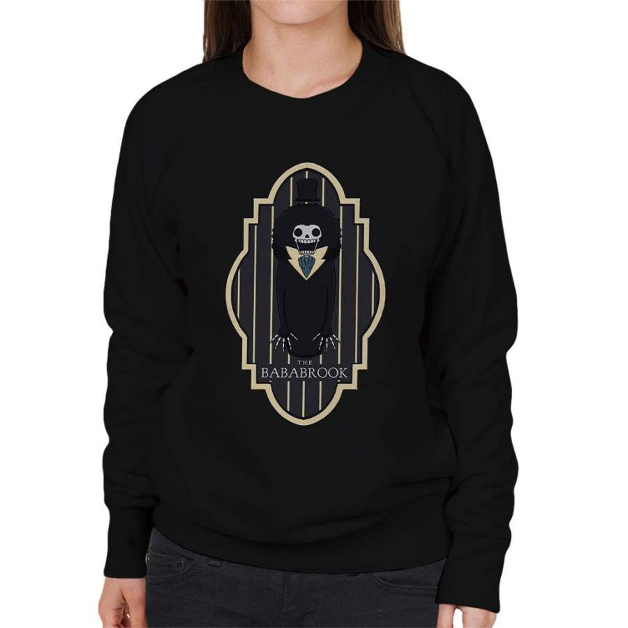 One Piece Babadook Mix Women’s Sweatshirt