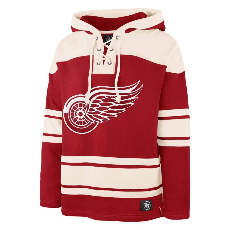 Detroit Red Wings Superior ’47 Lacer Hoodie Unisex 3D All Over Print