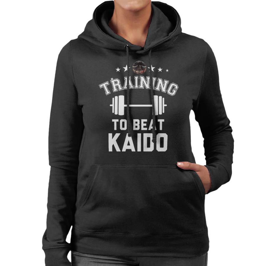 Training To Beat Kaido One Piece Women’s Hooded Sweatshirt