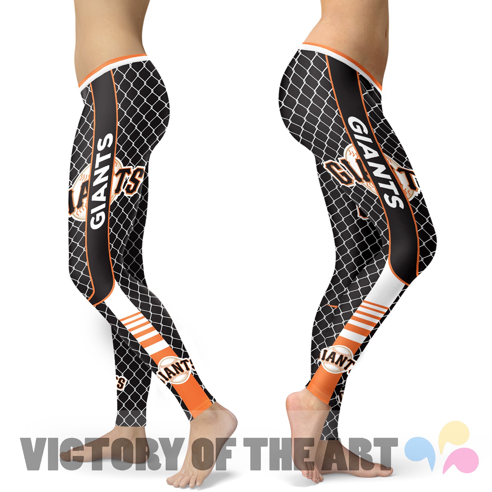 Amazing Line Circle Stylish Fashion San Francisco Giants Leggings