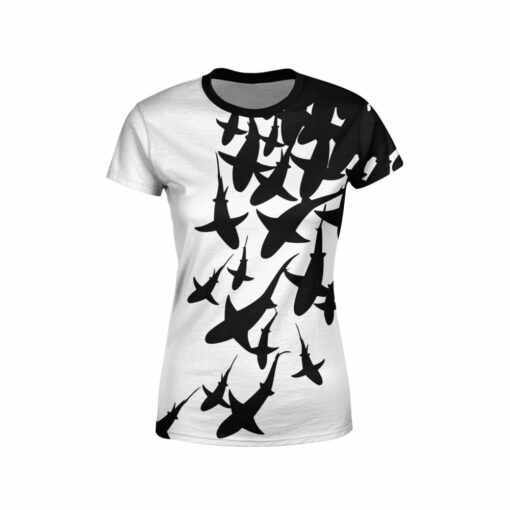 Dolphines Shadow Women’S T-Shirt