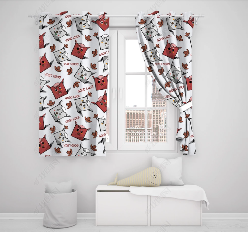 3D Hand Drawn Animal Horse Curtains And Drapes Lqh 103