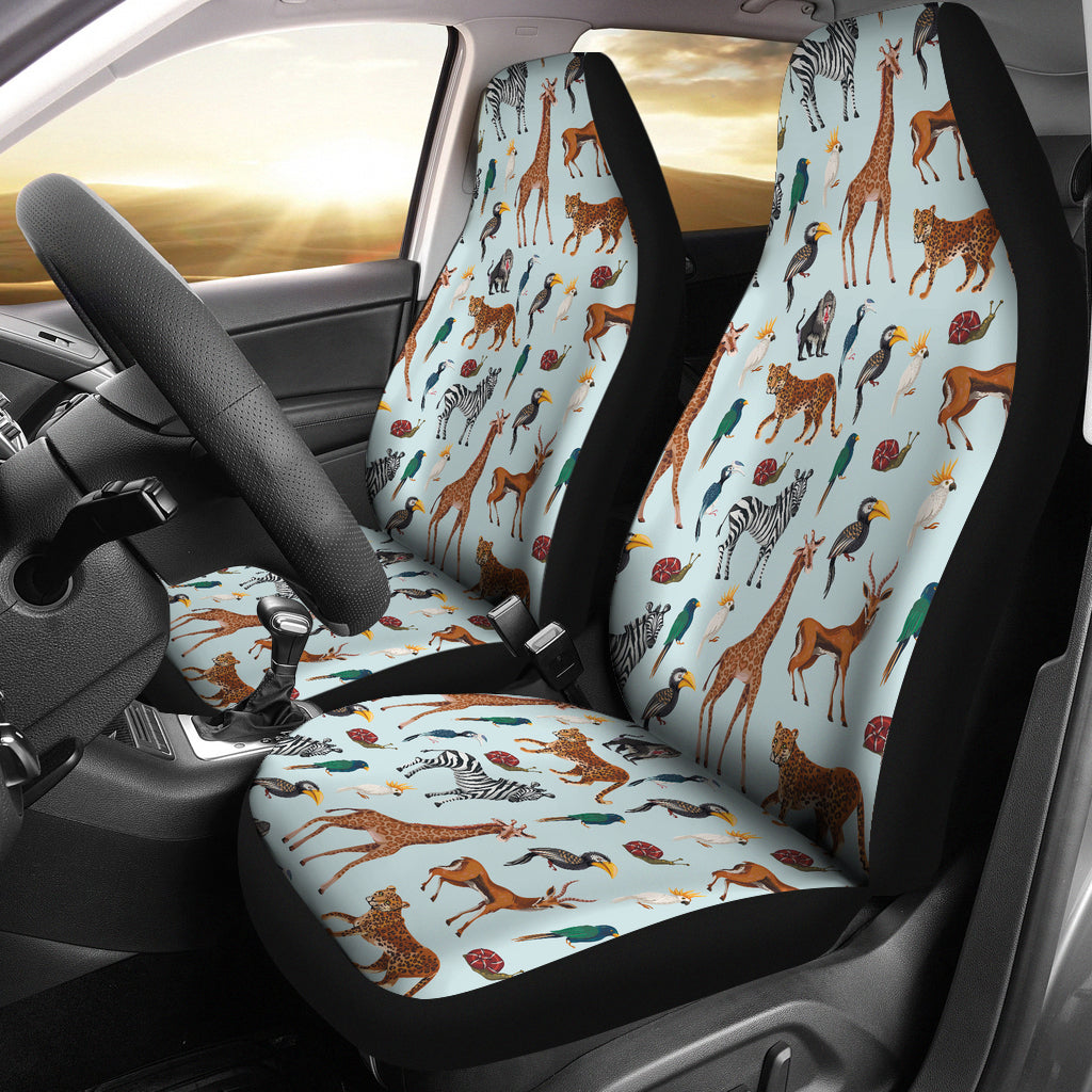 Safari Animal Print Design Lks306 Car Seat Covers