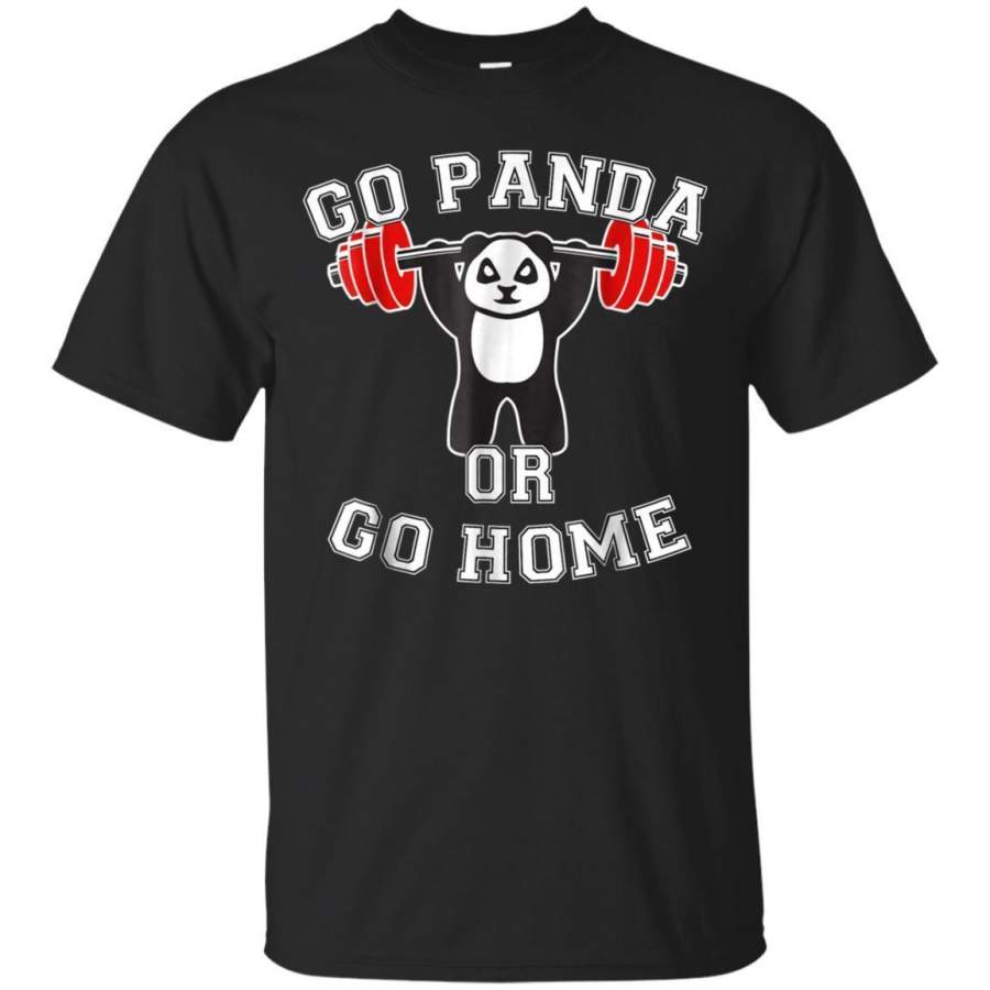 AGR Panda Bear Gym Fitness Panda Gift Weight Lifting Tshirt Jaq T-shirt