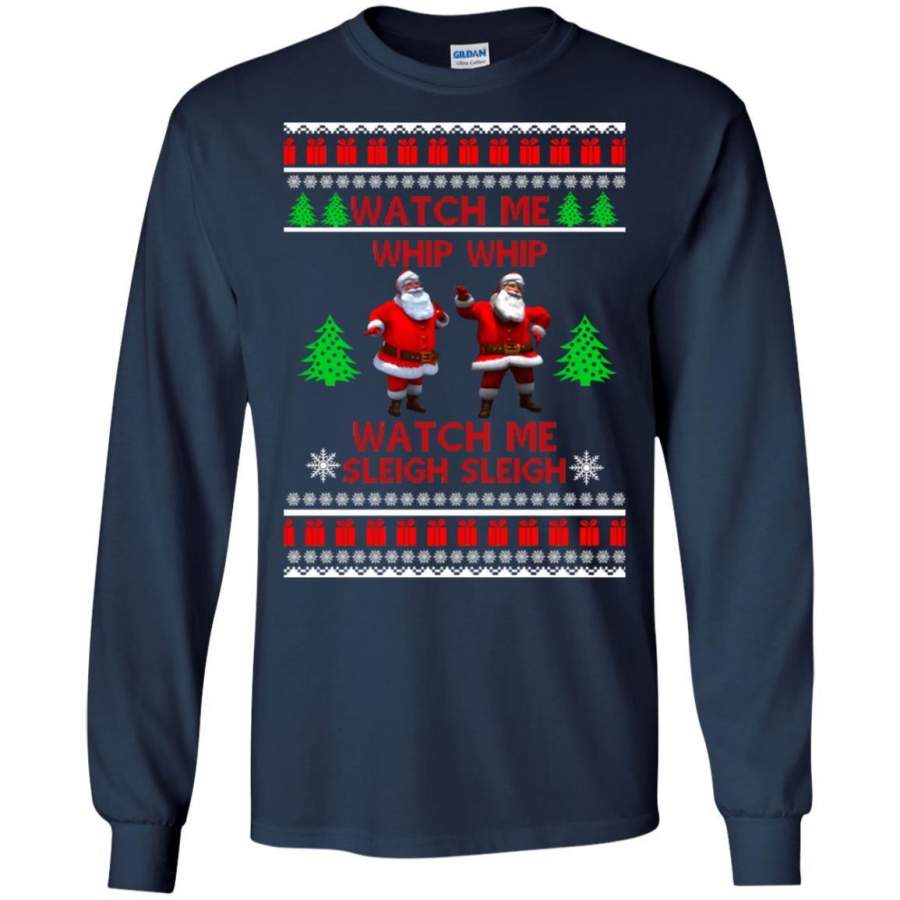 AGR Watch me whip watch me sleigh sleigh sweater – Navyrebate