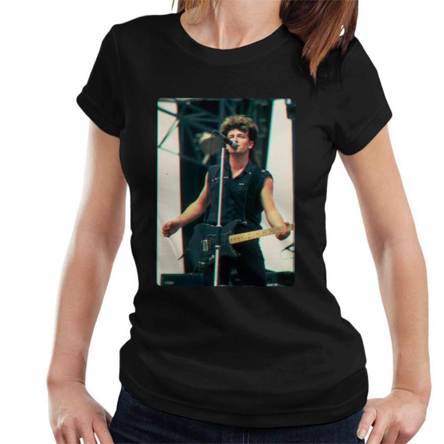 TV Times Bono Of U2 Guitar 3D Effect Women’s T-Shirt