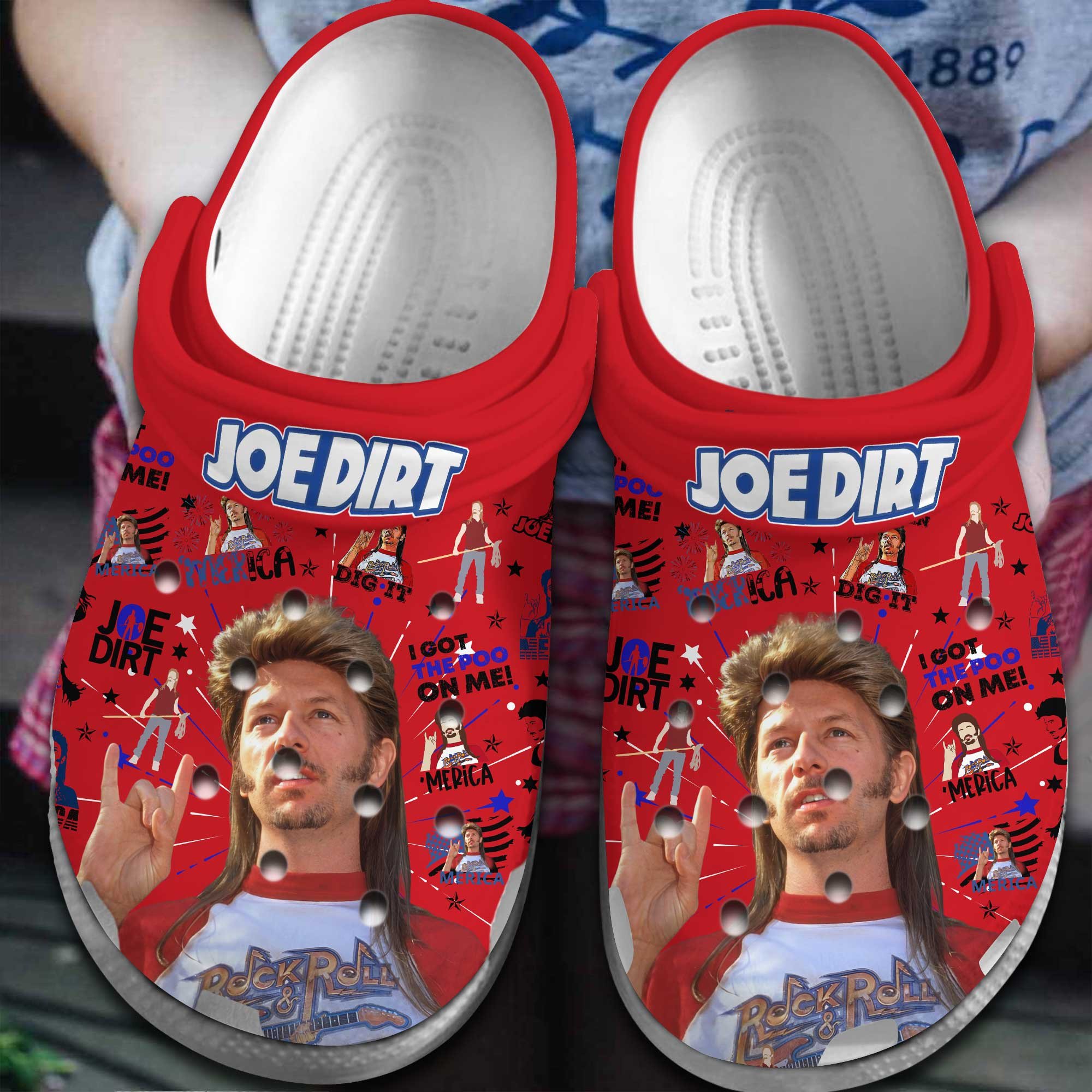 Joe Dirt Movie Crocss Clogs For Men Women And Kid Bmryoxyd-1