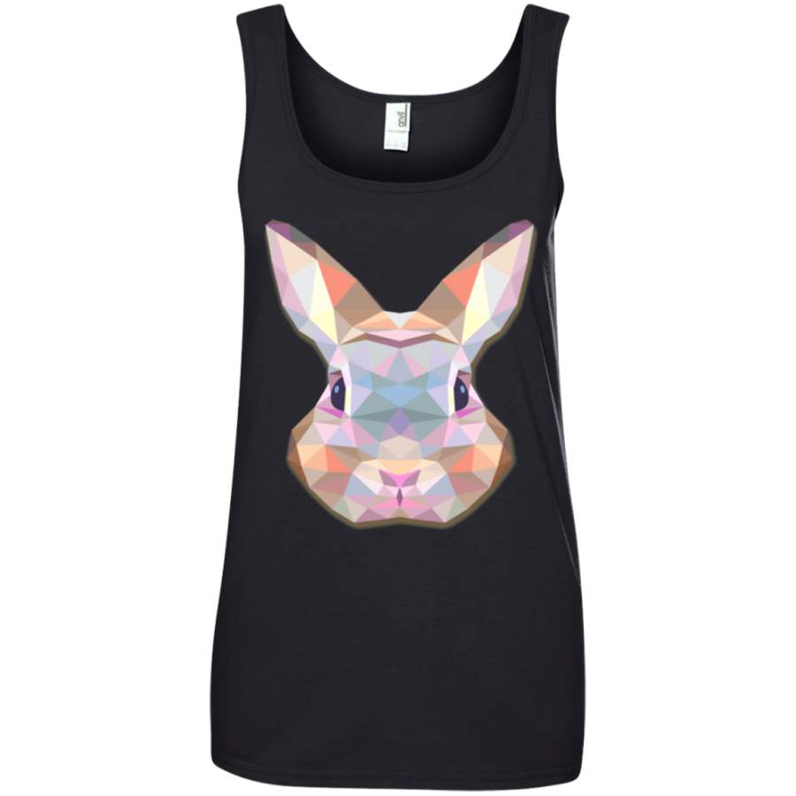 Rabbit Hare Animals Gift Ladies’ 100% Ringspun Cotton Tank Top