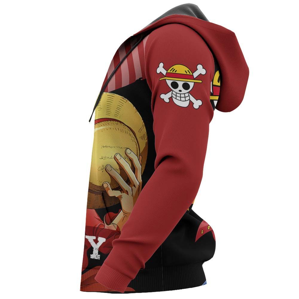 Monkey D Luffy Hoodie One Piece Anime Shirts - Anime Store