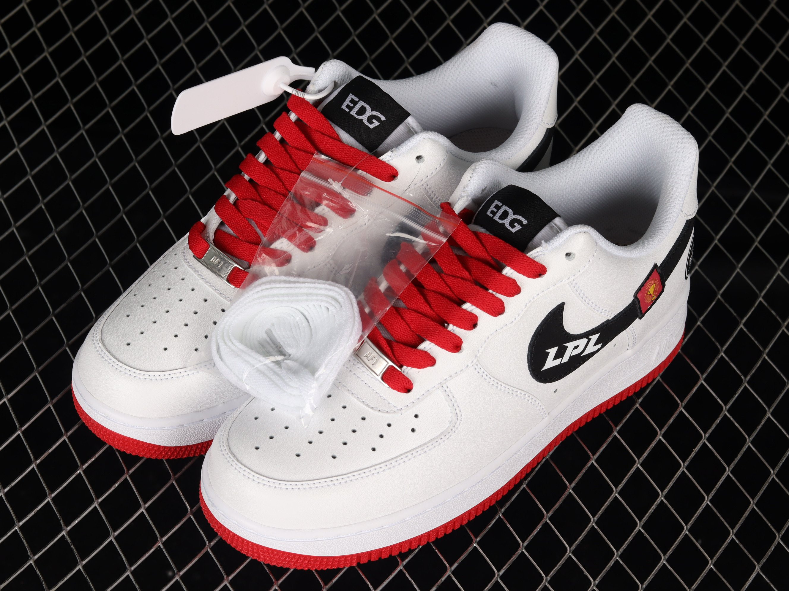 Nike Air Force 1 Stussy White Wine Red Shoes Sneakers SNK738872256