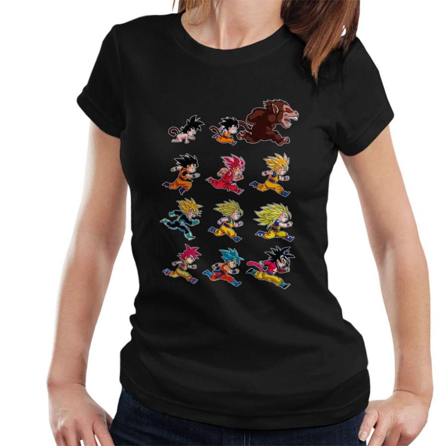 Dragon Ball Evolutions Of King Monkey Women’s T-Shirt