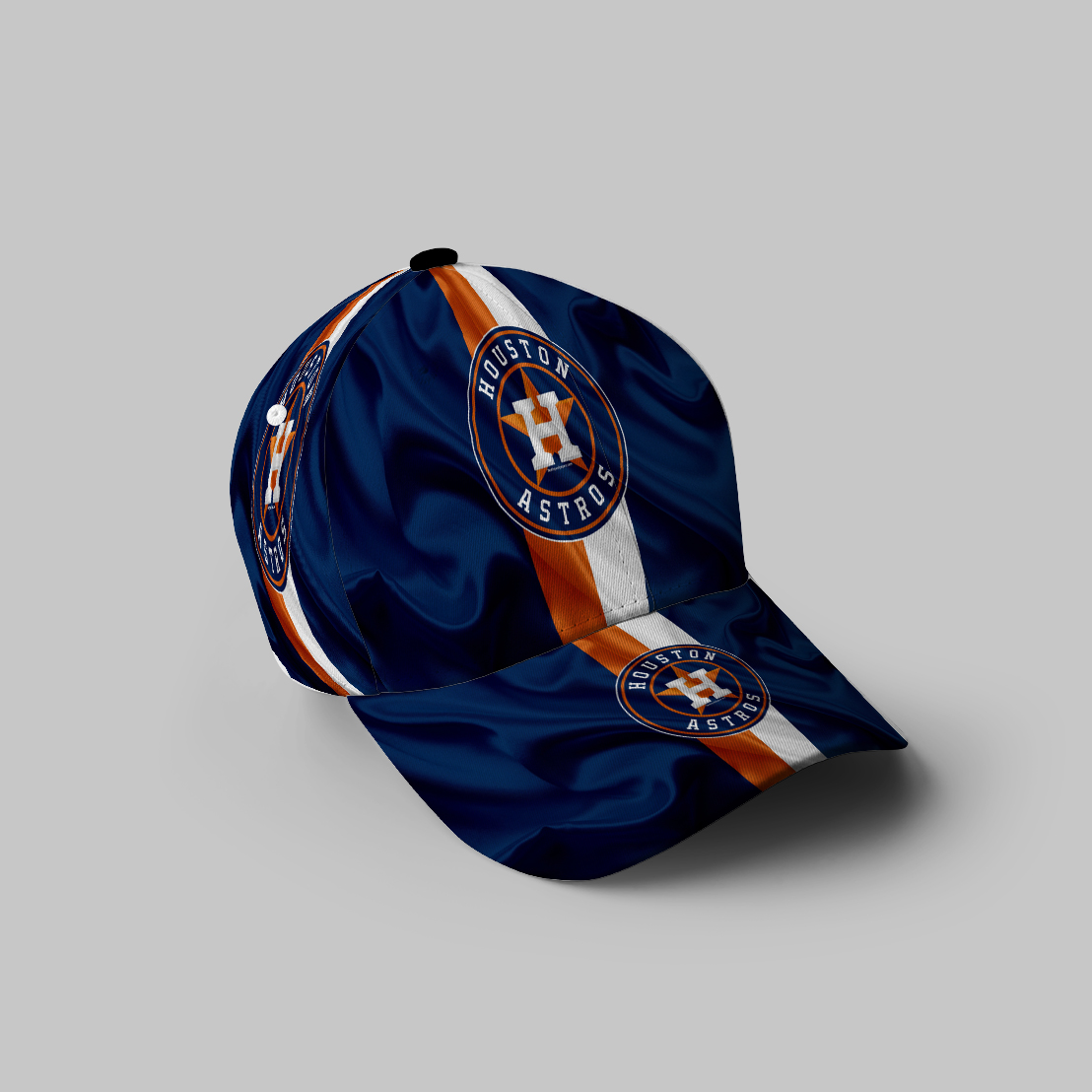 Houston Astros Silk Texture 3D Printing Baseball Cap Classic Hat