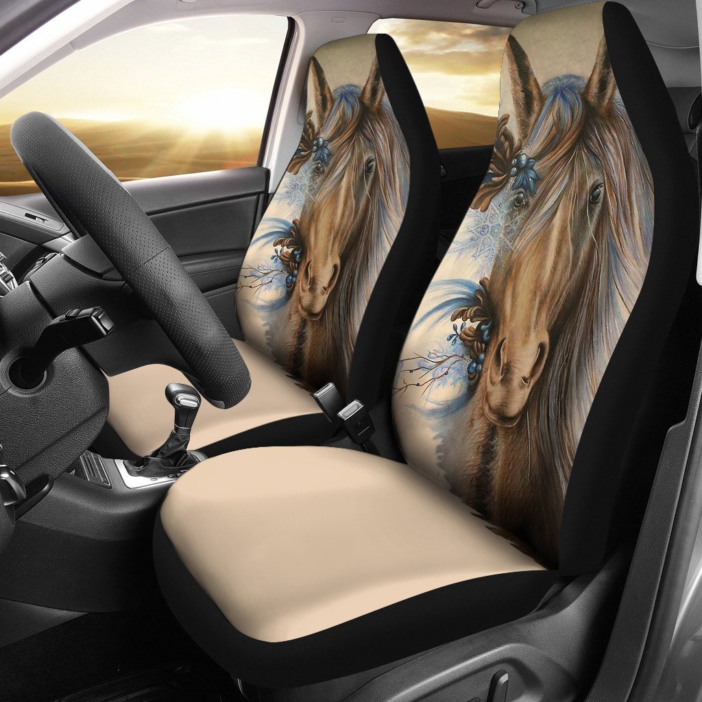 Pretty Horse Art Design Animal Car Seat Covers Amazing Gift Ideas T070220