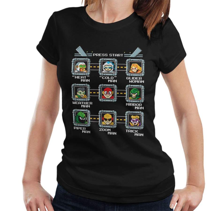 Rogue Masters Mega Man Women’s T-Shirt
