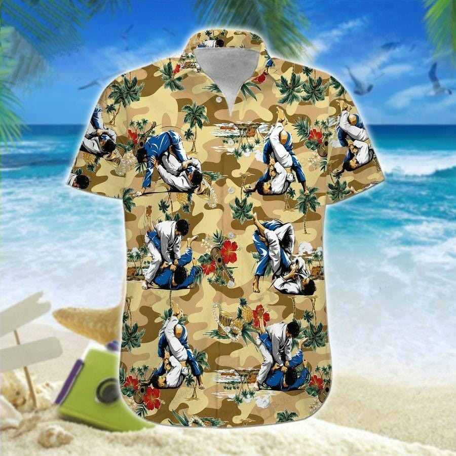 Hawaii Aloha Shirts Jiu Jitsu Colorful Ha73