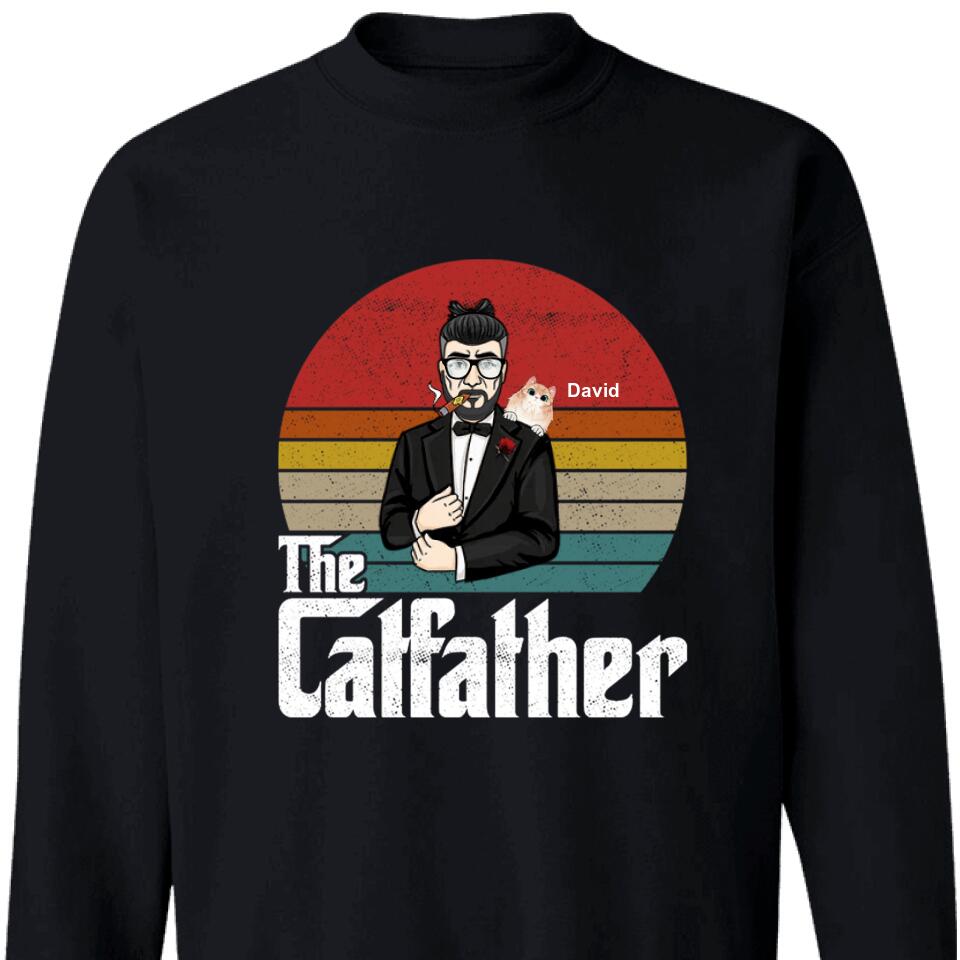 Personalized The Cat Father, Best Gift For Cat Dad Sweatshirt – Trending Personalized