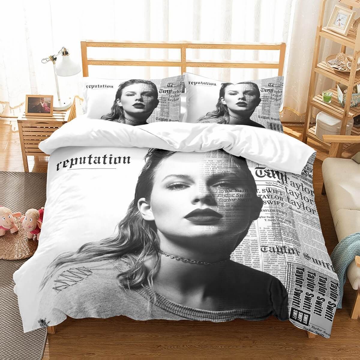 Taylor Swift Reputation Bedding Set For Fans Duvet Cover X Amp Pillow Cases