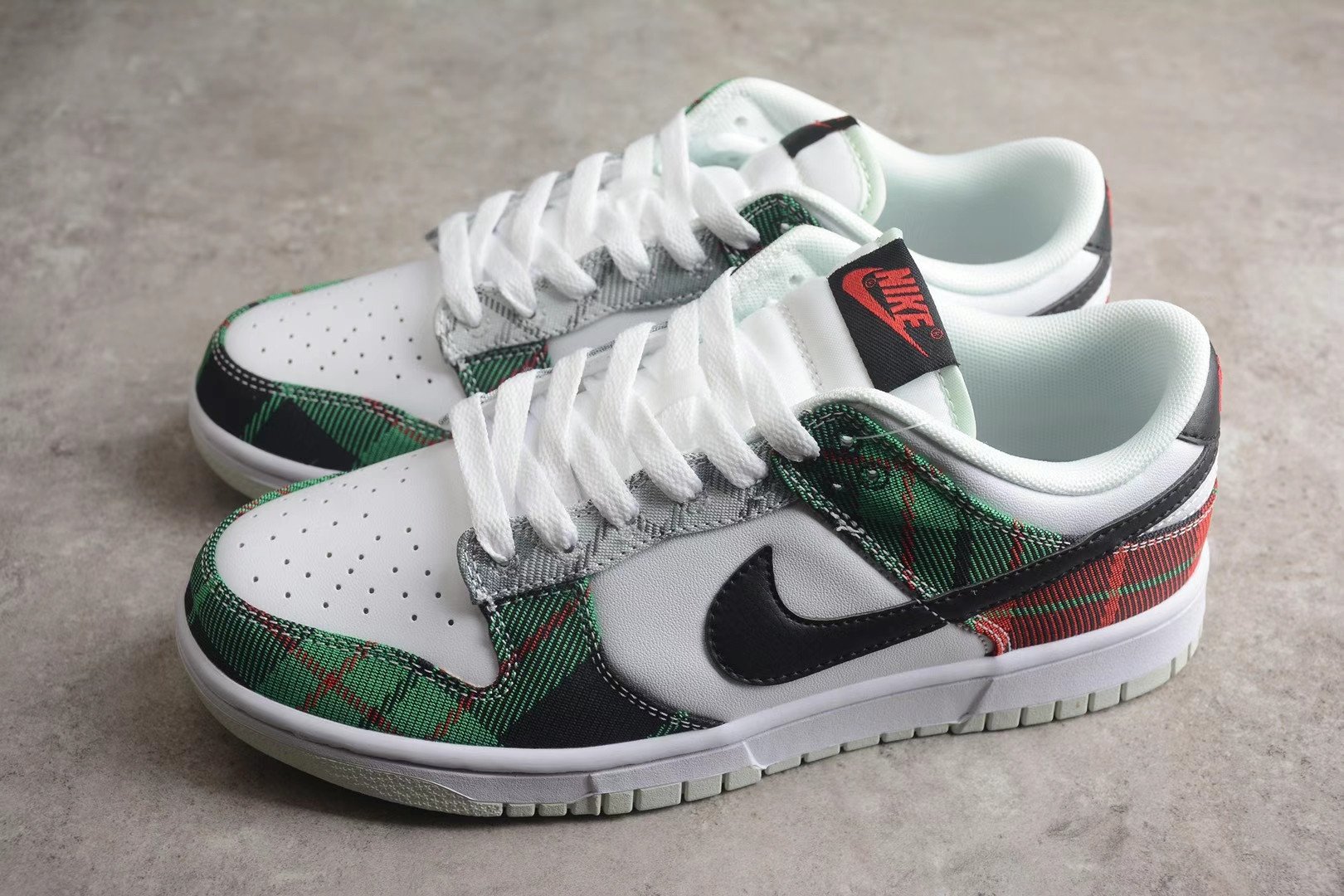 Nike Dunk Low Premium ‘Tartan Plaid’ Shoes Sneakers PR-634438