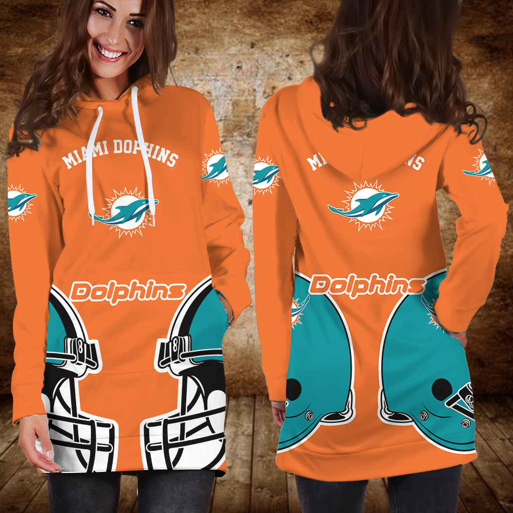 Miami Dolphins Hoodie Dress